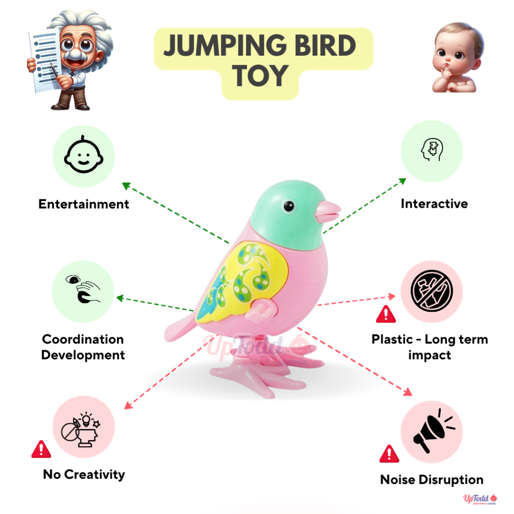 Jumping Bird Toy beneftis