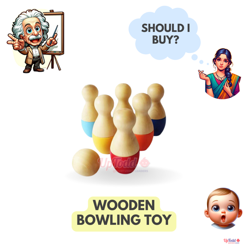 Wooden Bowling Toy 