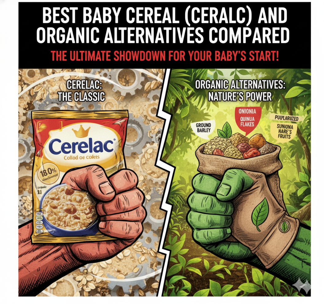 Best Baby Cereal (Cerelac) for your little one and Organic Alternatives 